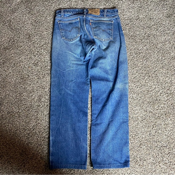 Vintage Levi’s 02505 0217 Jeans Mens 32x29 Blue 1980s Orange Tab Made In USA - Picture 9 of 9